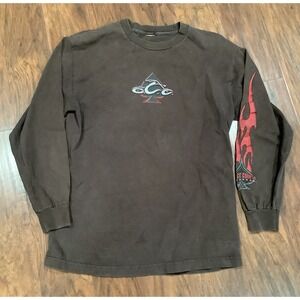 Vintage Orange County Choppers Spade Mens T Shirt Biker Flames